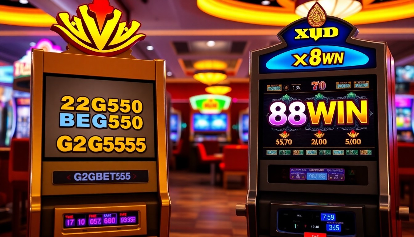 G2GBET555 vs 8X8WIN สล็อตเปรียบเทียบ